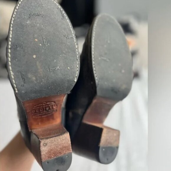 Cobbler Ankle Booties Genuine Natural Leather Handmade Distressed - Picture 12 of 15